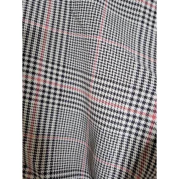 Old Navy Brown Red Stevie Printed Ponte-Knit Pants Hounds Tooth Pattern Sz M - Picture 8 of 8